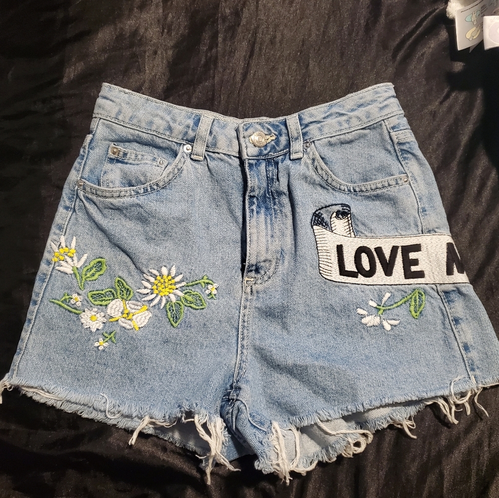Topshop mom shorts